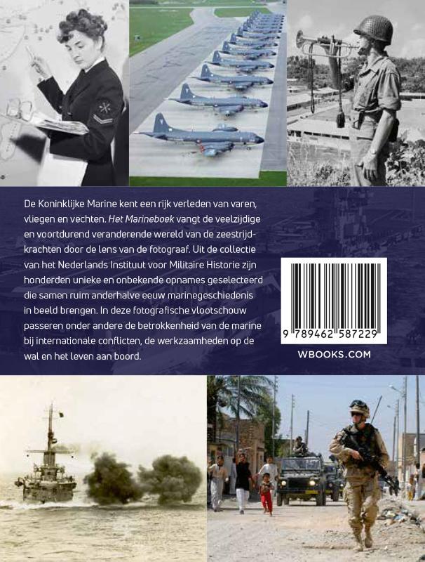Achterkant van Het marine boek