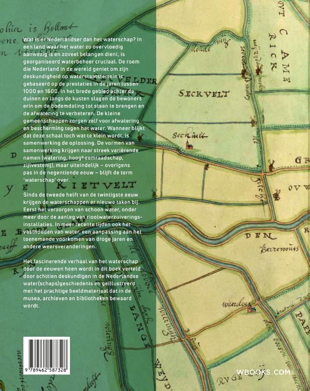Achterkant van Historische waterschapsatlas