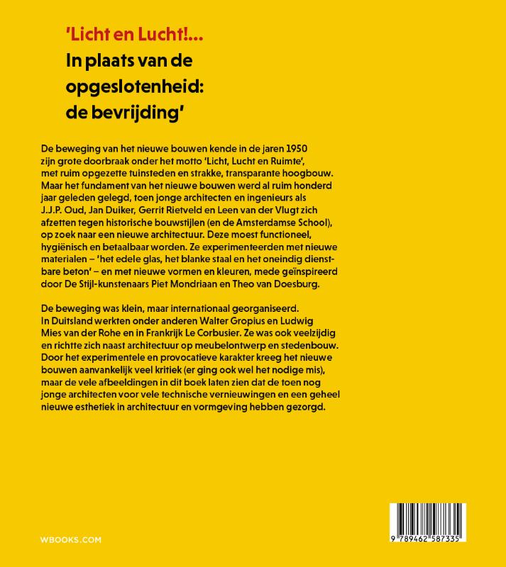 Achterkant van Het nieuwe bouwen