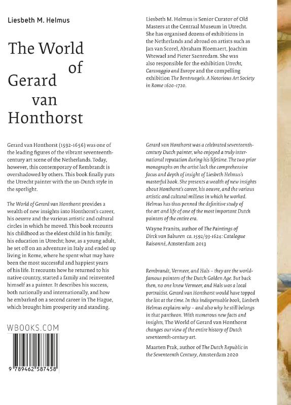 Achterkant van The World of Gerard van Honthorst