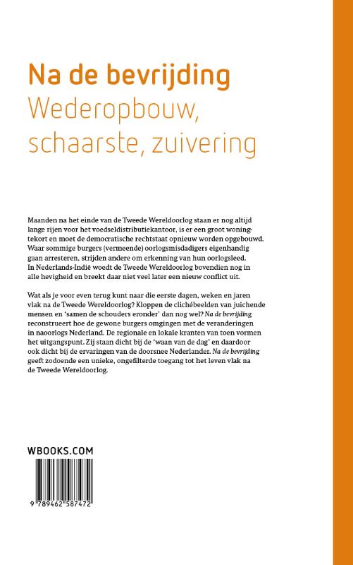 Achterkant van Na de bevrijding