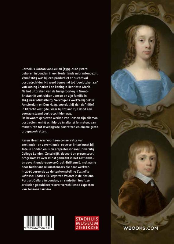 Achterkant van Cornelius Jonson van Ceulen