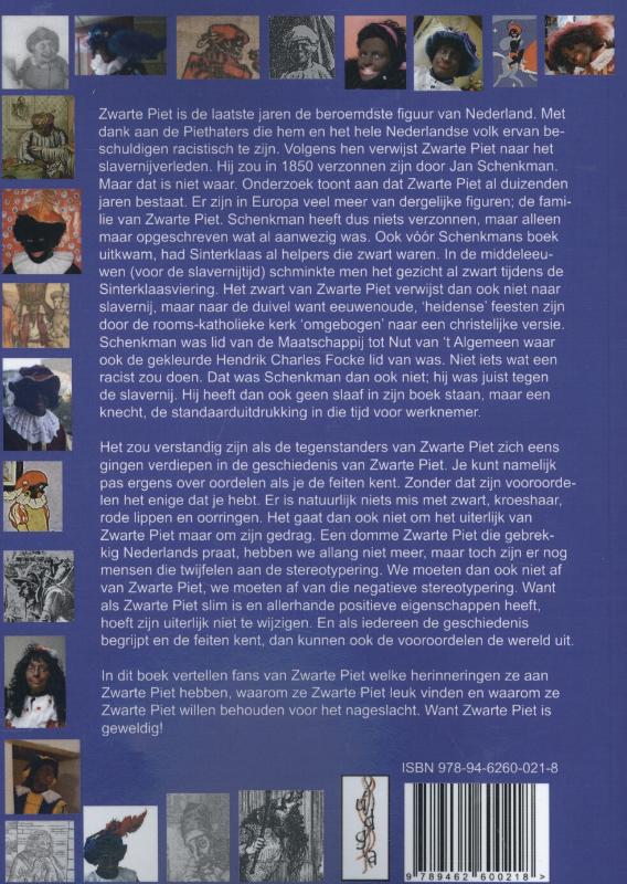 Achterkant van Het Zwarte Piet smoelenboek
