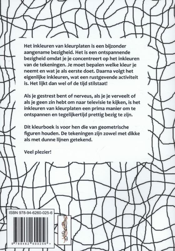Achterkant van Kleurplaten voor volwassenen