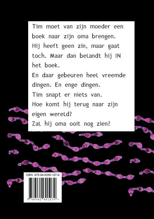 Achterkant van Het boek voor oma
