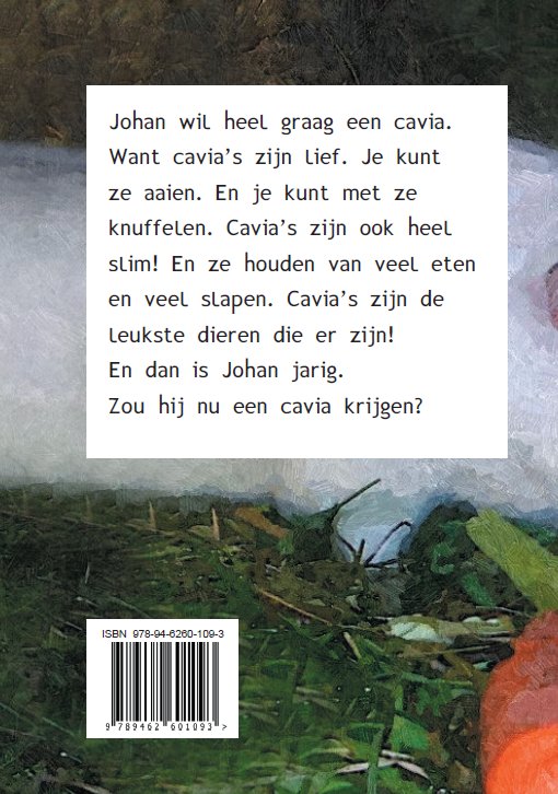 Achterkant van Johan wil een cavia