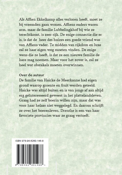 Achterkant van Affiens nieuwe familie