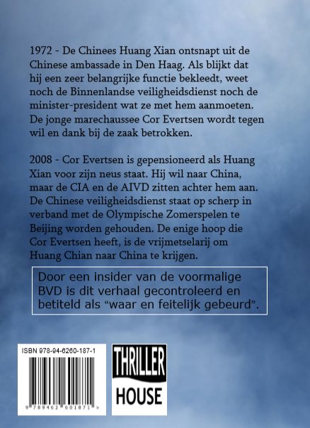 Achterkant van De afgehaalde Chinees - Groteletterboek
