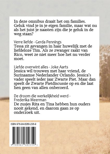 Achterkant van Familiegeluk
