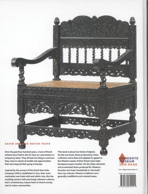 Achterkant van Asian art and Dutch taste