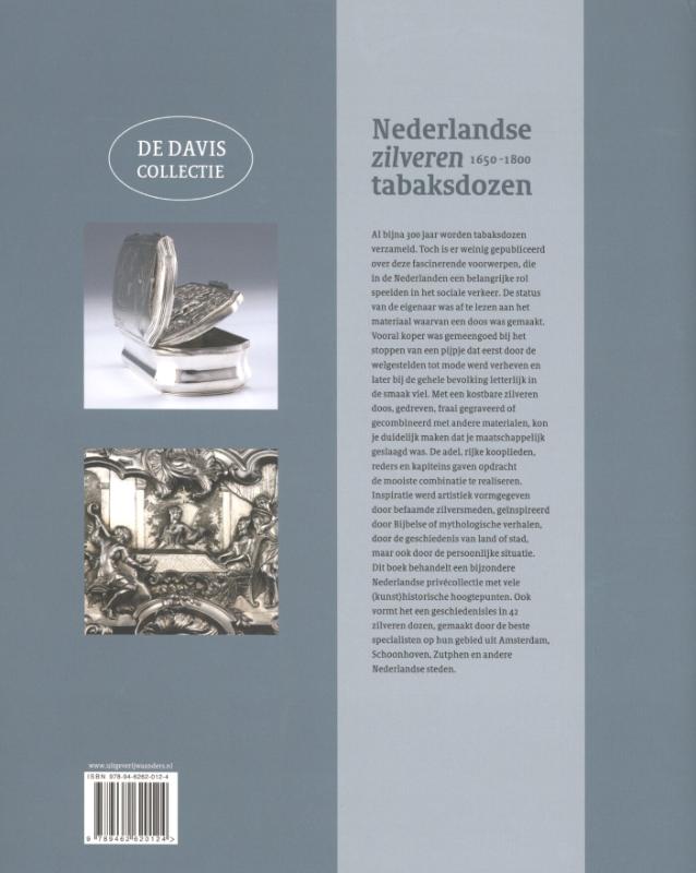 Achterkant van Nederlandse zilveren tabaksdozen 1650-1800
