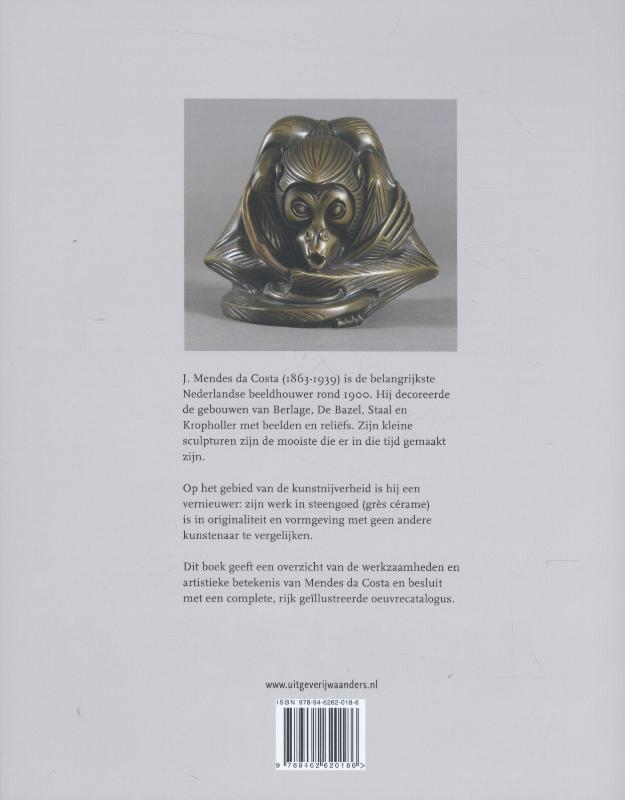 Achterkant van De kunst van J. Mendes da Costa