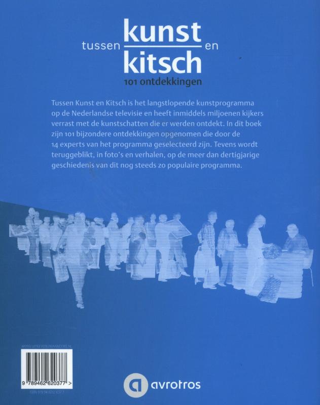 Achterkant van Tussen kunst en kitsch