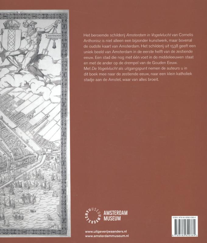 Achterkant van Amsterdam in vogelvlucht