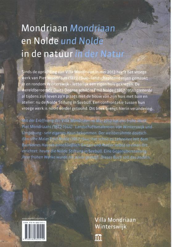 Achterkant van Mondriaan en Nolde in de natuur; Mondriaan und Nolde in der Natur