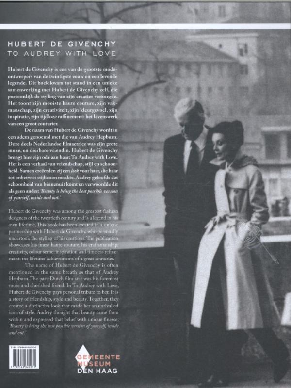 Achterkant van Hubert de Givenchy: To Audrey with Love