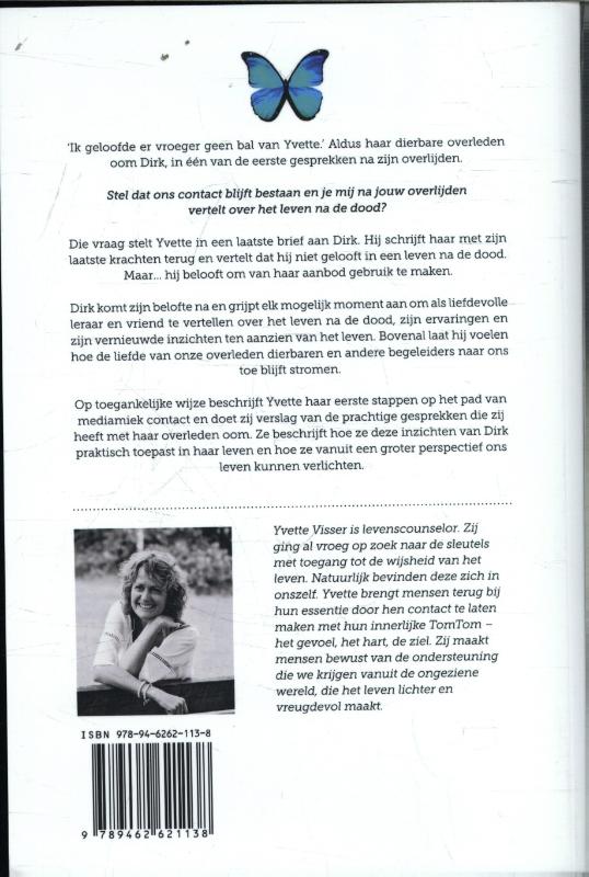 Achterkant van Herken mij in vlinders