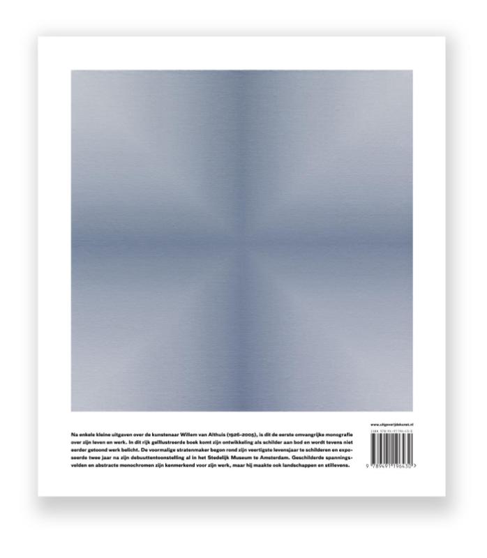 Achterkant van Willem van Althuis - achter de horizon, 2e druk