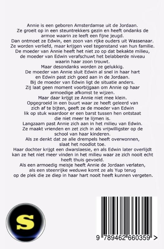 Achterkant van Van Jordanees tot Yup