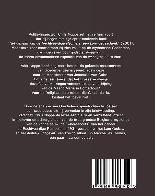 Achterkant van De openbaring van Arsene Goedertier