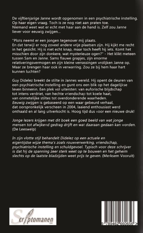 Achterkant van Eeuwig zwijgen