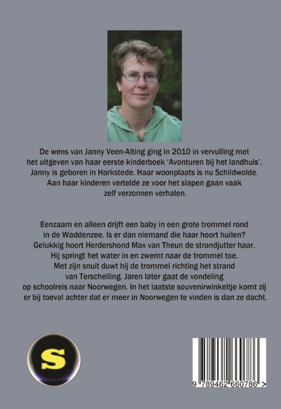 Achterkant van Max, de held van de dag