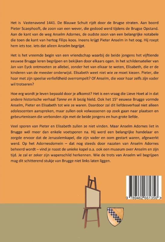 Achterkant van De blauwe schuit