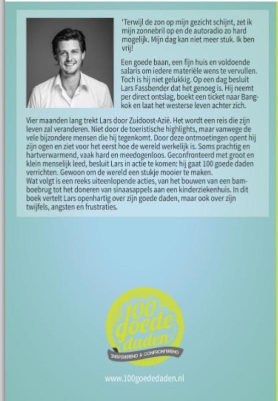 Achterkant van 100 goede daden