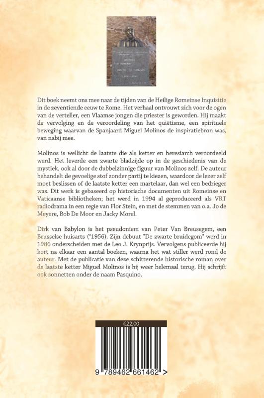 Achterkant van Miguel Molinos, de laatste ketter