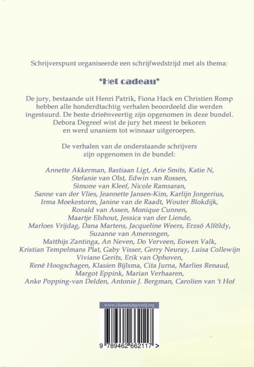 Achterkant van Het cadeau