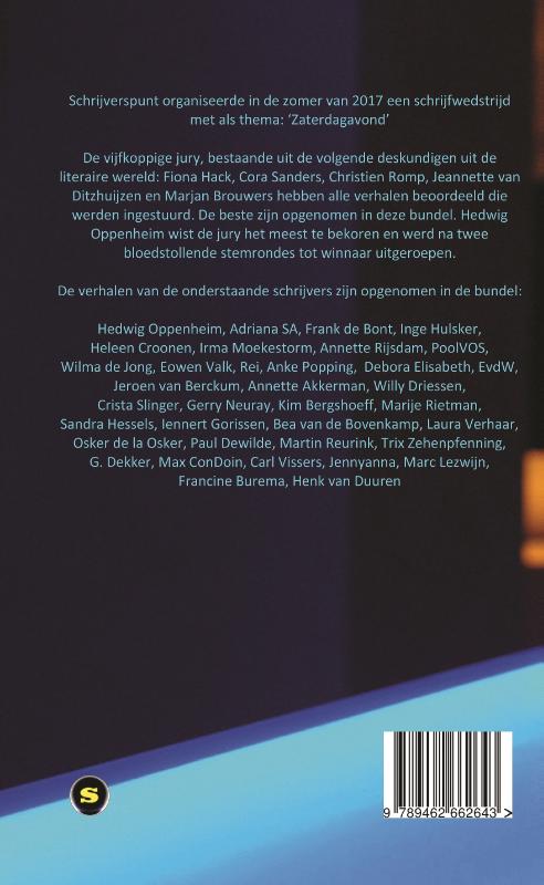 Achterkant van Zaterdagavond