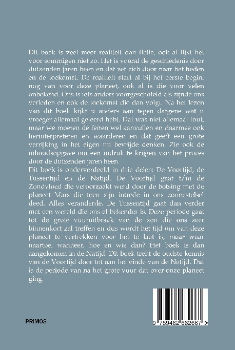 Achterkant van Terug naar de Plejaden
