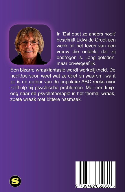 Achterkant van Dat doet ze anders nooit
