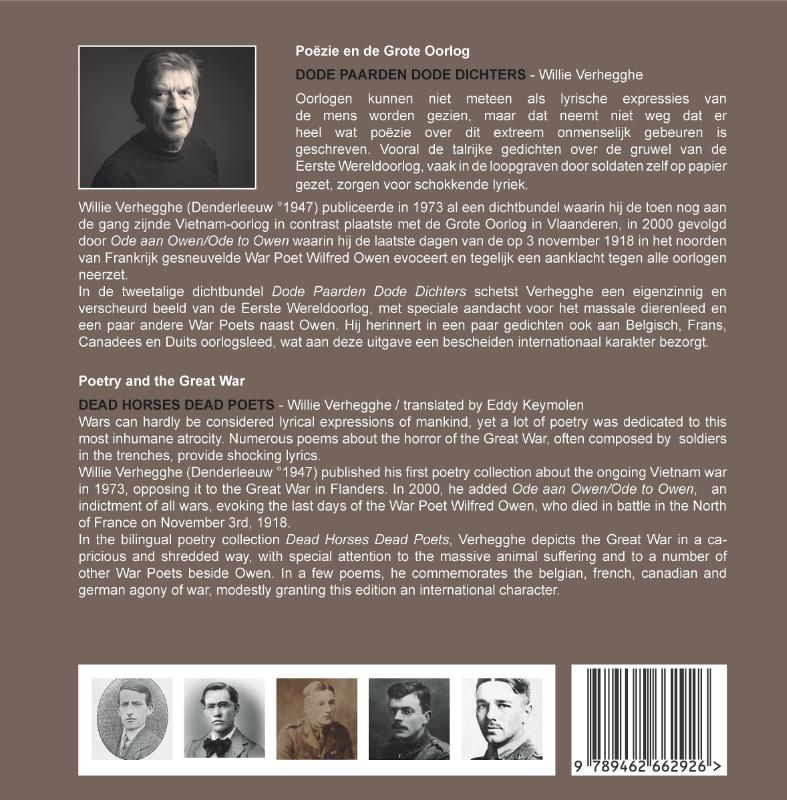 Achterkant van Dode Paarden Dode Dichters – Dead Horses Dead Poets