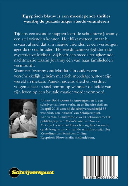 Achterkant van Egyptisch Blauw