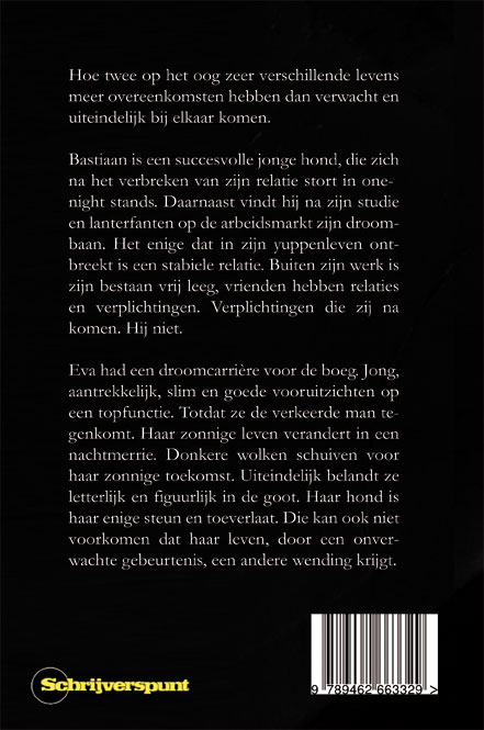 Achterkant van Zwerfhond