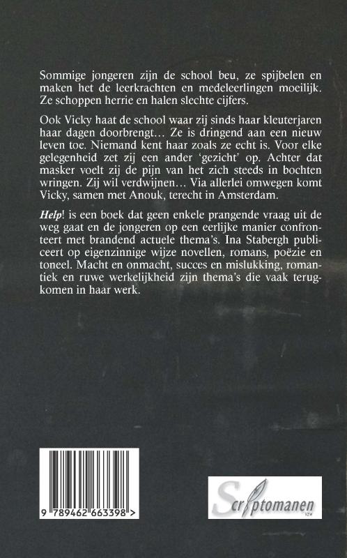 Achterkant van Help!