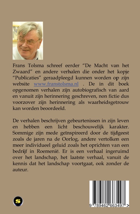 Achterkant van Verhalen van vroeger