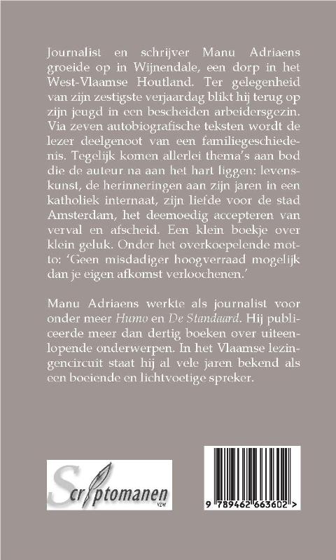 Achterkant van Klein geluk kan nog groeien