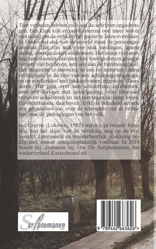 Achterkant van Onder het dak van de wereld