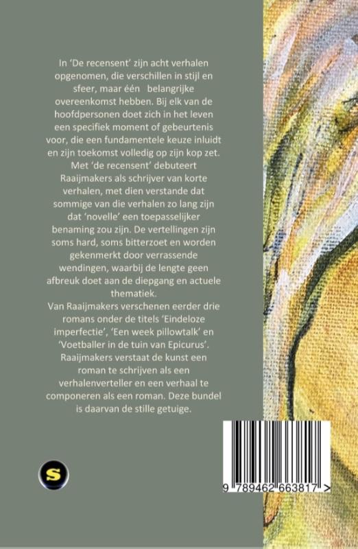 Achterkant van De recensent