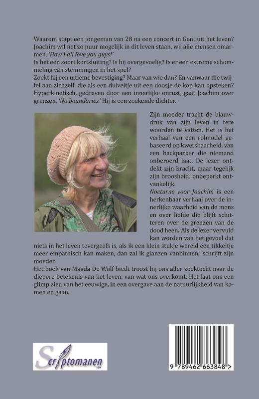 Achterkant van Nocturne voor Joachim