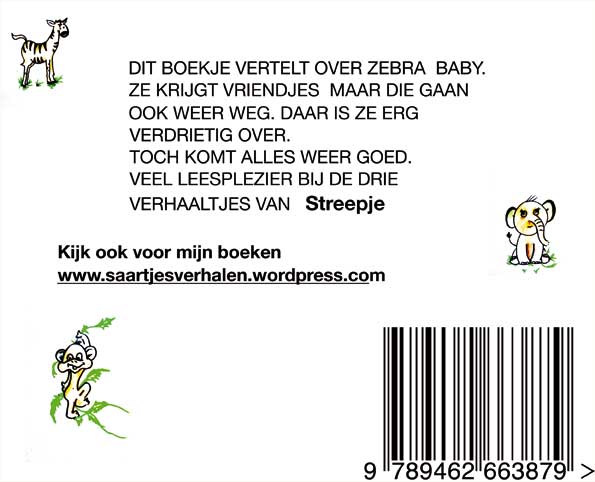 Achterkant van Streepje