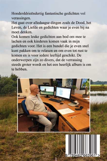 Achterkant van Gedichtenboek