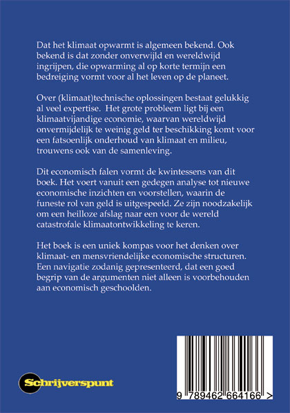 Achterkant van Tekenen des tijds: klimaatontwrichting