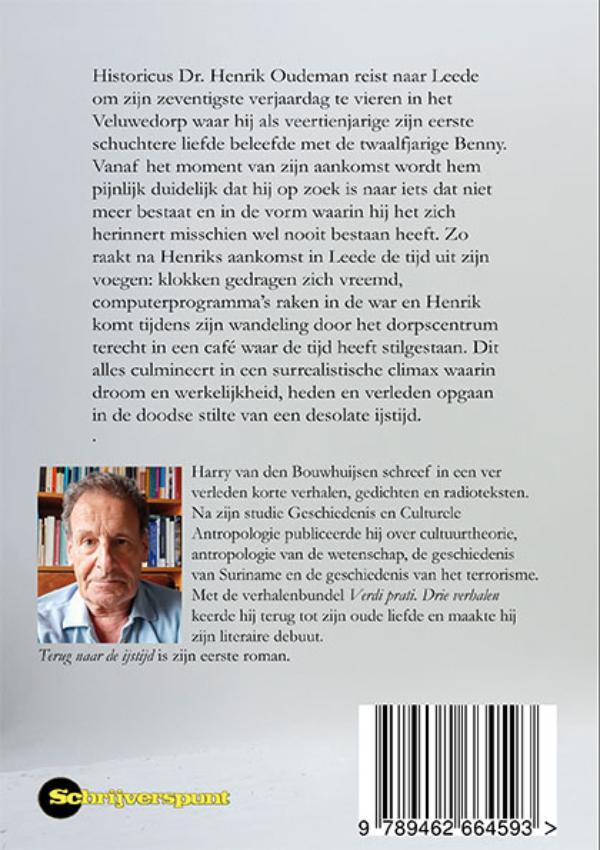 Achterkant van Terug naar de ijstijd