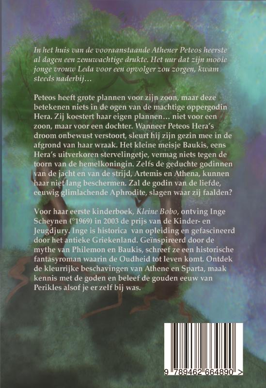 Achterkant van De boeken van Baukis
