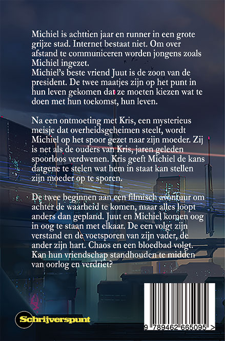 Achterkant van De Vliegende Stad