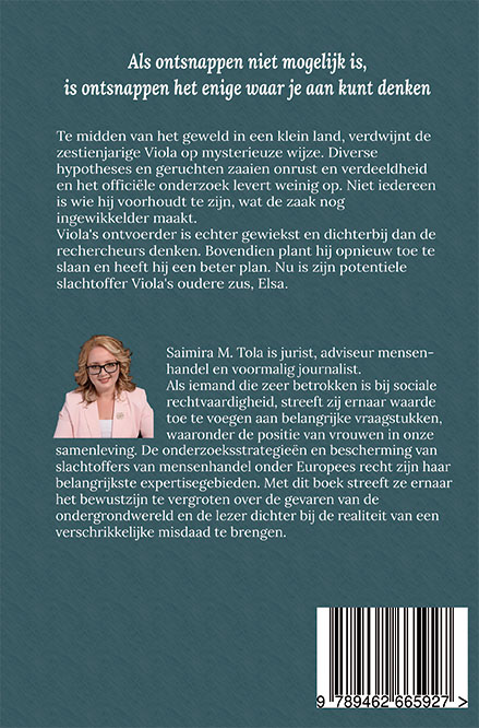 Achterkant van Het meisje van het Land van de Adelaar