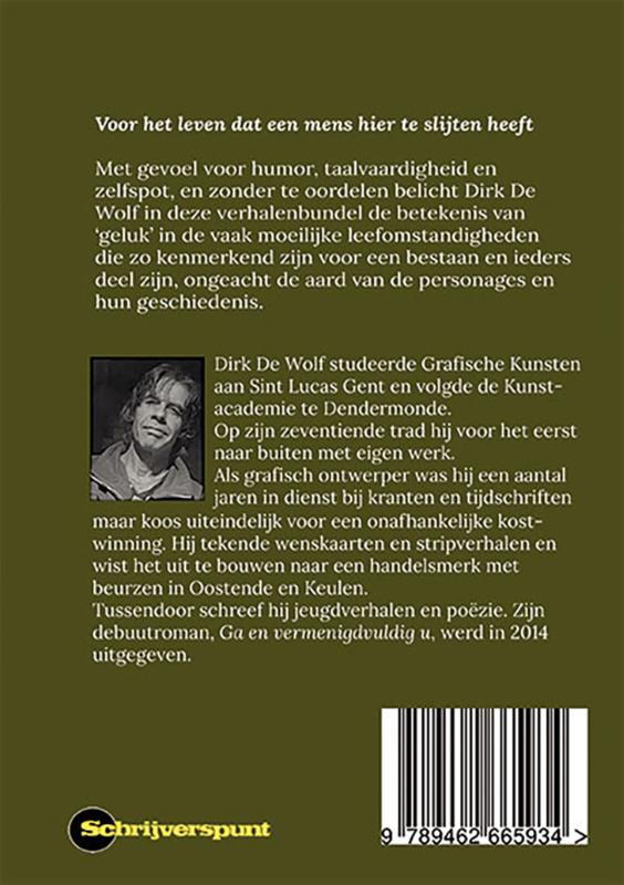 Achterkant van Voor het leven dat een mens hier te slijten heeft